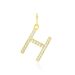 Pendentif Lettre H Or Jaune Oxyde - Pendentifs Famille | Histoire d’Or