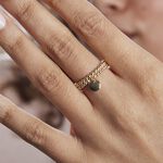 Bague Ajustable Lettice Plaqu&eacute; Or Jaune Oxyde De Zirconium - Bagues fantaisie Femme | Histoire d&rsquo;Or