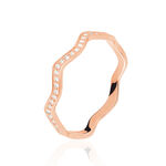 Bague Jasmyn Argent Rose Oxyde De Zirconium - Bagues avec pierre Femme | Histoire d&rsquo;Or