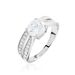 Solitaire Aarone Or Blanc Oxyde - Bagues solitaires Femme | Histoire d’Or