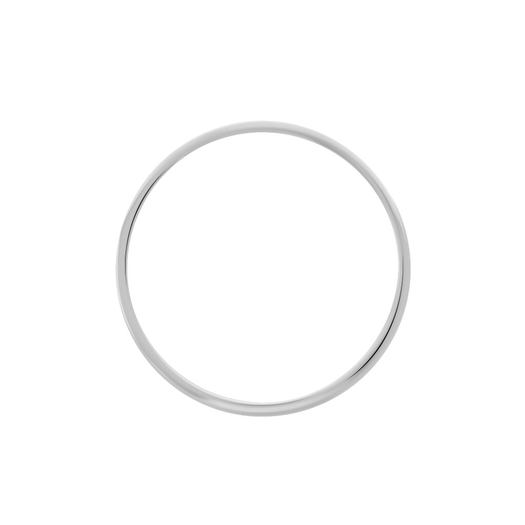 Alliance Julie Ruban Classique Platine Blanc - Alliances Unisex | Histoire d&rsquo;Or