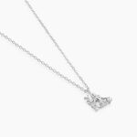 Collier Amalthee Argent Blanc Oxyde De Zirconium - Colliers Zodiaque Femme | Histoire d&rsquo;Or