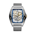 Montre Montignac Tonneau Auto Argent&eacute; - Montres Homme | Histoire d&rsquo;Or