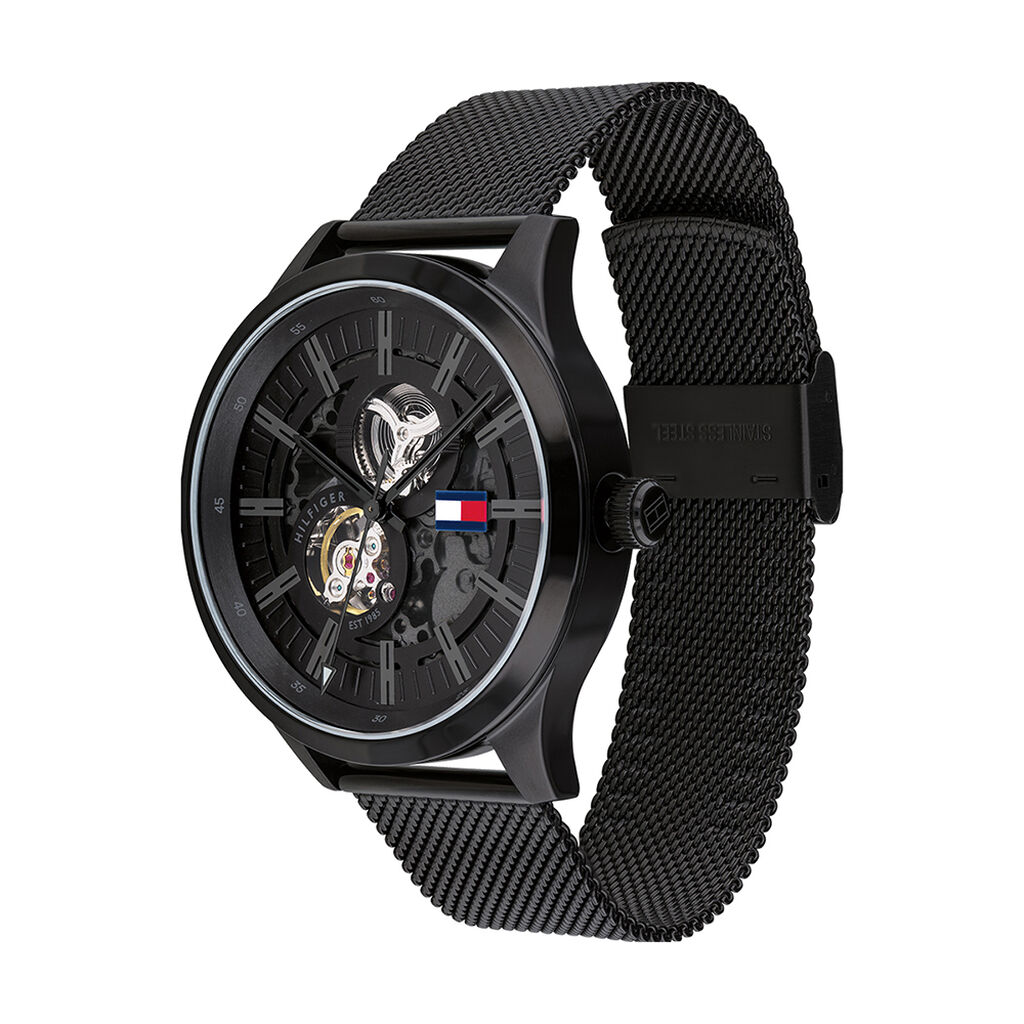 Montre Tommy Hilfiger Spencer Noir - Montres Homme | Histoire d’Or