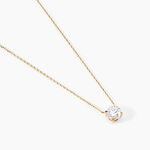 Collier Ponama Or Jaune Oxyde De Zirconium - Colliers Femme | Histoire d&rsquo;Or