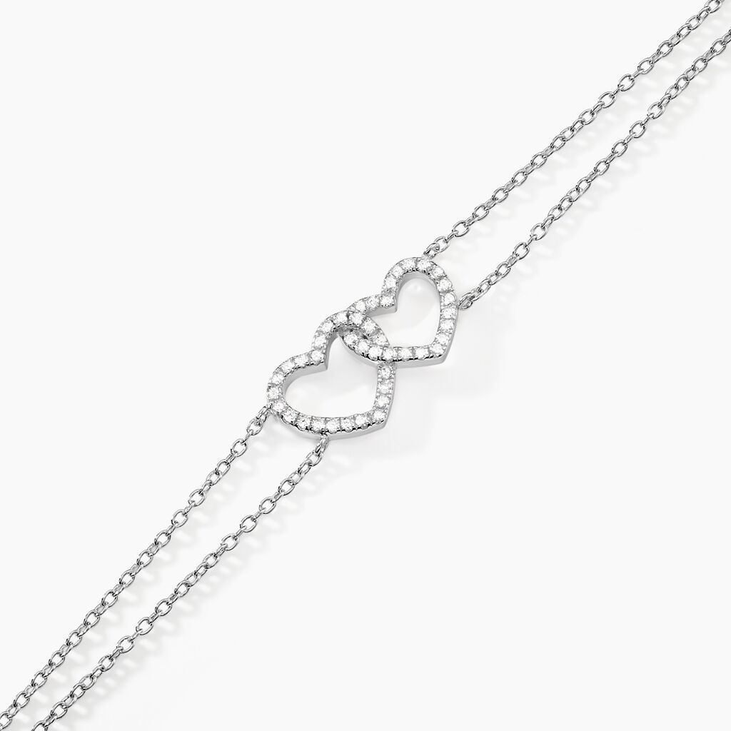 Bracelet Anne-ael Argent Blanc Oxyde De Zirconium - F&ecirc;te des m&egrave;res Femme | Histoire d&rsquo;Or