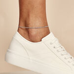 Cha&icirc;ne De Cheville Marie-nicaise Argent Blanc - Cha&icirc;nes de cheville Femme | Histoire d&rsquo;Or