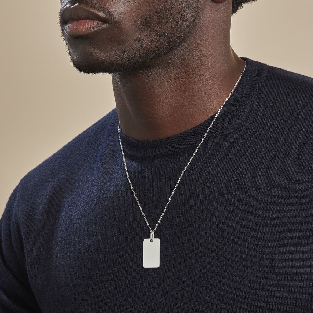 Pendentif Leyel Argent Blanc - Pendentifs Famille | Histoire d’Or