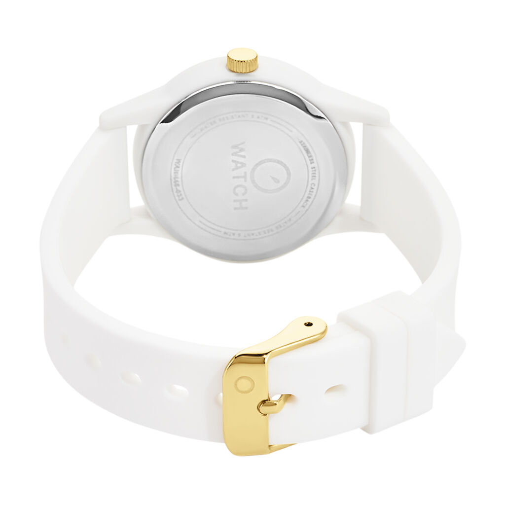 Montre O Watch Flex Blanc - Montres Femme | Histoire d’Or