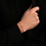 Bracelet Harmony Argent Blanc - Bracelets Homme | Histoire d&rsquo;Or