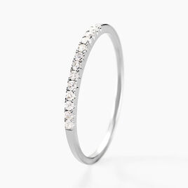 Alliance Pristina Or Blanc Diamant - Alliances Femme | Histoire d’Or
