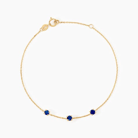 Bracelet Esmerald Rendez-Vous Or Jaune Saphir - Bracelets Femme | Histoire d&rsquo;Or