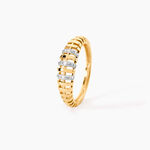 Bague Hamo Or Jaune Diamant - Bagues avec pierre Femme | Histoire d&rsquo;Or
