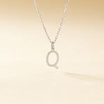 Pendentif Ionia Lettre Or Blanc - Pendentifs Famille | Histoire d&rsquo;Or