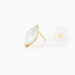 Boucles D'Oreilles Puces Elisud Or Jaune Nacre - Clous d'oreilles Femme | Histoire d&rsquo;Or