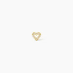 Piercing Stilla Titane Jaune Oxyde De Zirconium - Piercings d'oreilles Femme | Histoire d&rsquo;Or