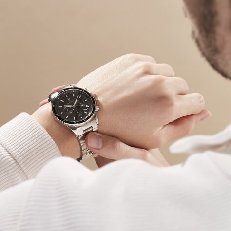 Montre Pierre Lannier Cronos Noir - Montres Homme | Histoire d’Or