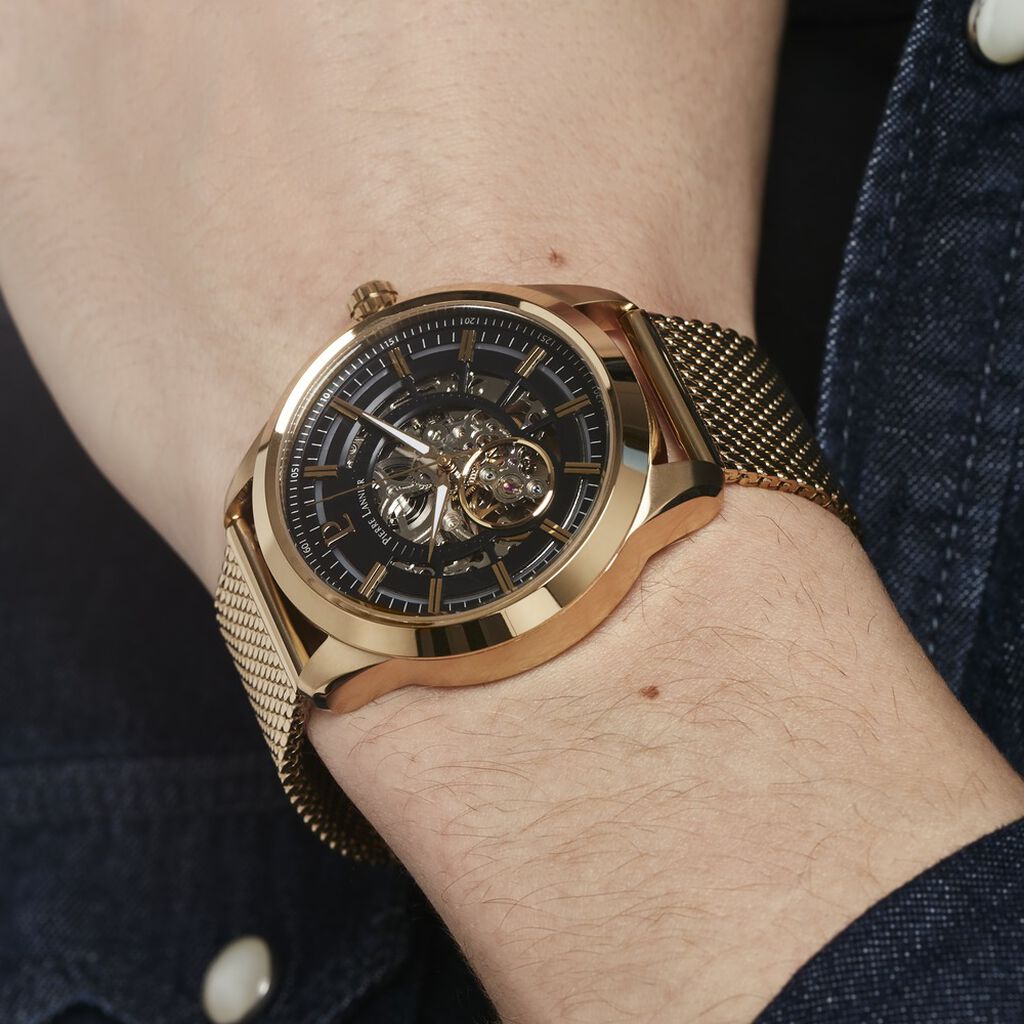 Montre Pierre Lannier Automatique Noir - Montres Homme | Histoire d’Or