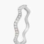 Bague Jasmyn Argent Blanc Oxyde De Zirconium - Bagues avec pierre Femme | Histoire d&rsquo;Or