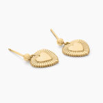 Boucles D'oreilles Pendantes Vasthie Plaque Or Jaune - Boucles d'oreilles fantaisie Femme | Histoire d&rsquo;Or