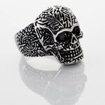 Bague Acier Blanc Et Noir Valentik - Bagues fantaisie Homme | Histoire d&rsquo;Or