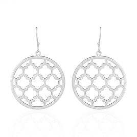 Boucles D'oreilles Pendantes Nevenka Acier Blanc - Boucles d'Oreilles Trèfle Femme | Histoire d’Or