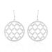 Boucles D'oreilles Pendantes Nevenka Acier Blanc - Boucles d'Oreilles Trèfle Femme | Histoire d’Or