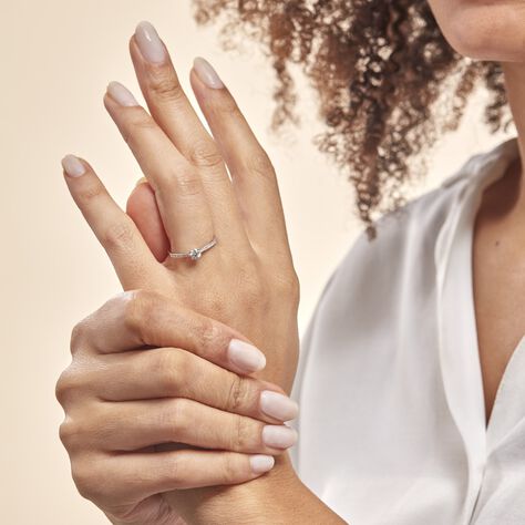 Bague Solitaire Hemera Or Jaune Diamant - Bagues solitaires Femme | Histoire d’Or