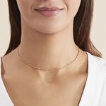 Cha&icirc;ne Esma Maille Alternee 1/3 Or Jaune - Cadeaux de naissance Enfant | Histoire d&rsquo;Or