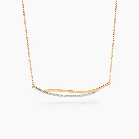 Collier Una Or Jaune Diamant - Colliers Femme | Histoire d&rsquo;Or