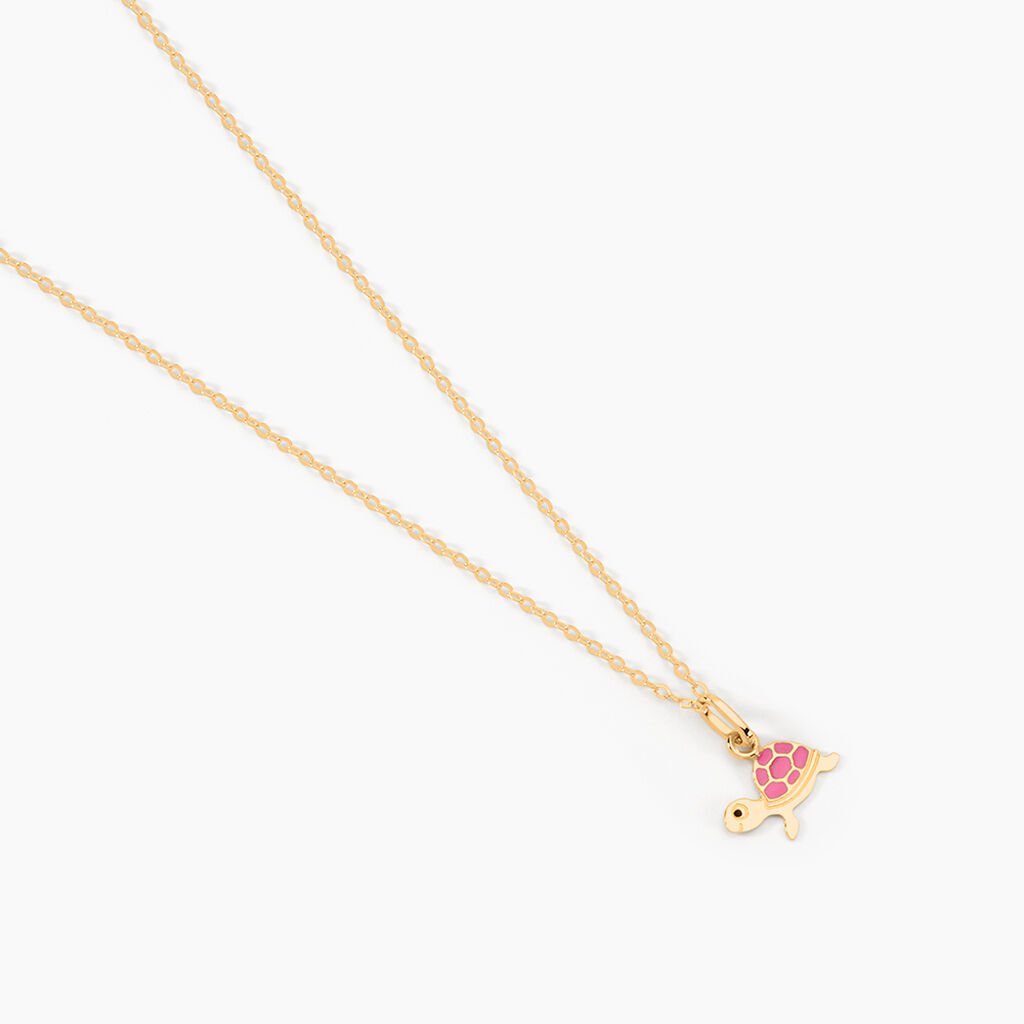 Collier Cali Tortue Or Jaune - Colliers Enfant | Histoire d&rsquo;Or