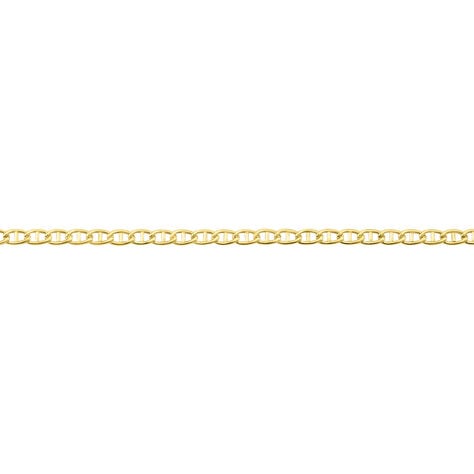 Collier Capucin Or Jaune Maille Marine Plate - Chaines Homme | Histoire d’Or