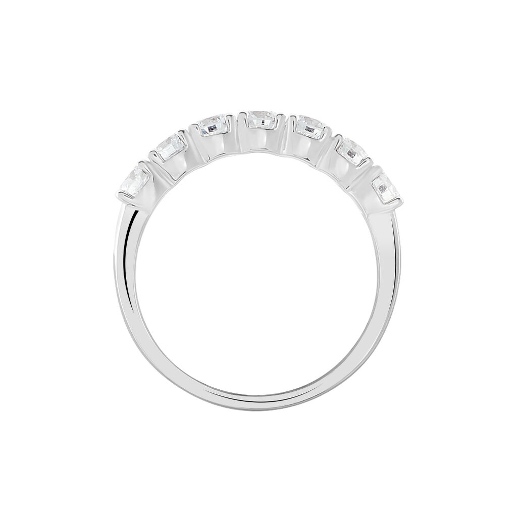 Alliance Eloisa Or Blanc Diamant Synthetique - Alliances Femme | Histoire d&rsquo;Or
