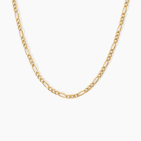 Collier Esma Argent Dor&eacute; A L'Or 750/1000 - Ras de cou Femme | Histoire d&rsquo;Or
