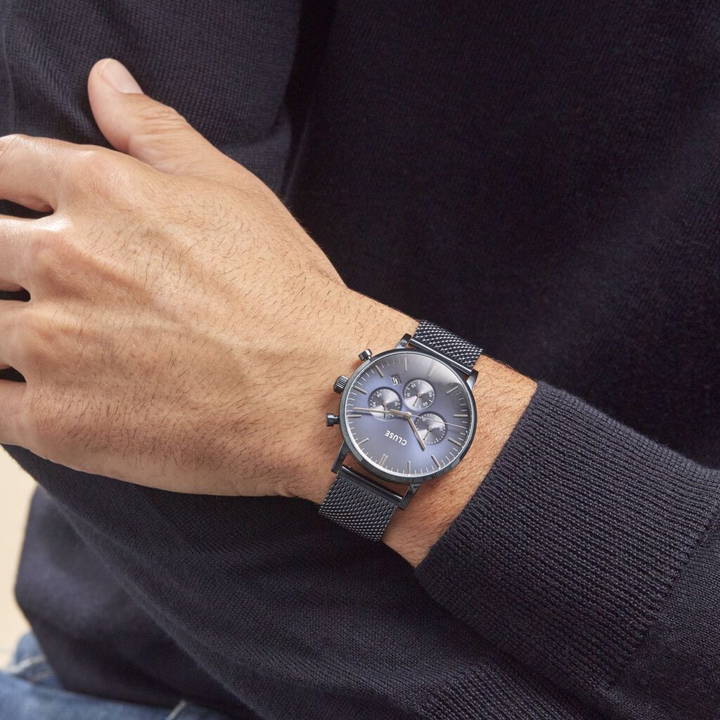 Montre Cluse Aravis Bleu - Montres Homme | Histoire d’Or