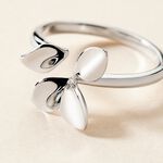 Bague Narcisse Dream Argent Blanc - Bagues fantaisie Femme | Histoire d&rsquo;Or
