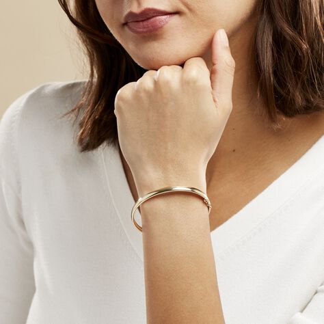 Bracelet Jonc Cynthia Fil Flexible Or Jaune - Bracelets joncs Femme | Histoire d’Or