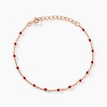Bracelet Argent Rose Polka - Bracelets Femme | Histoire d&rsquo;Or