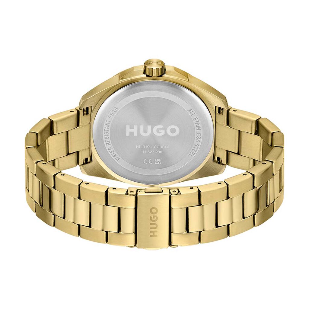 Montre Hugo Expose Doré - Montres Homme | Histoire d’Or
