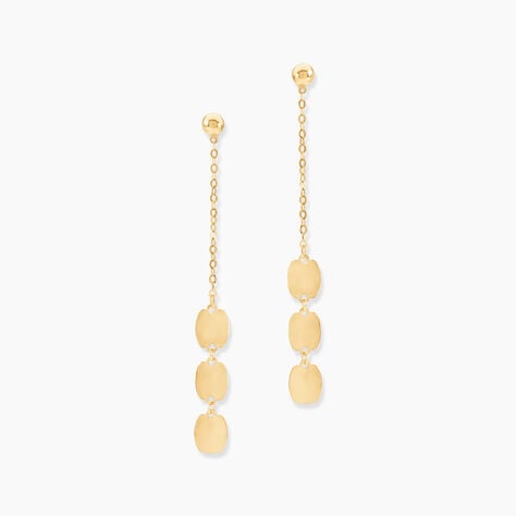 Boucles D'Oreilles Pendantes Eoghan Or Jaune - Boucles d'oreilles pendantes Femme | Histoire d&rsquo;Or