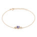Bracelet Argent Rose Atieno Oxyde De Zirconium - Bracelets fantaisie Femme | Histoire d’Or