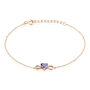 Bracelet Argent Rose Atieno Oxyde De Zirconium
