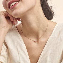 Collier Plaqué Or Linnert Spinelles - Colliers Femme | Histoire d’Or