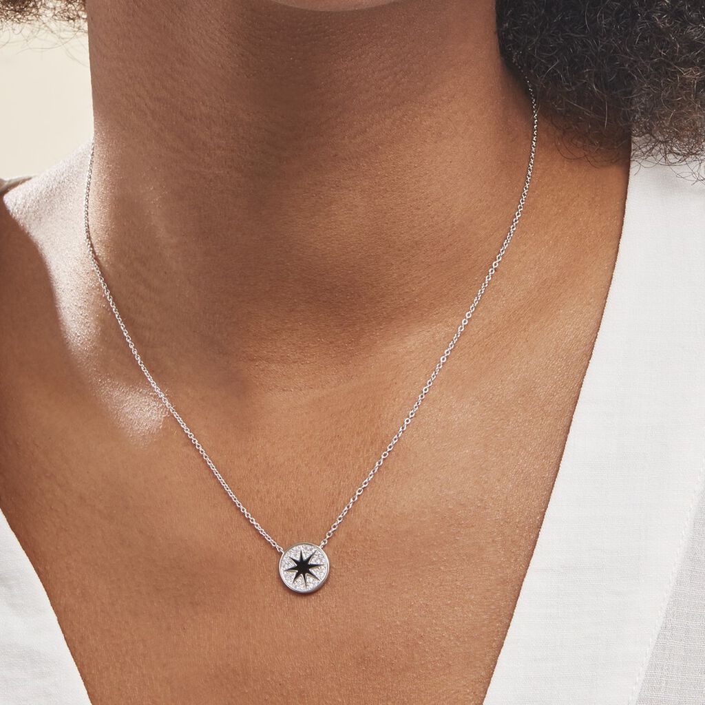 Collier Argent Winston Oxydes De Zirconium - Colliers fantaisie Femme | Histoire d’Or