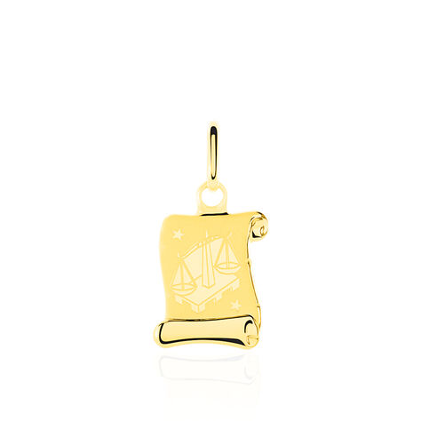 Pendentif Lamie Zodiaque Parchemin Or Jaune - Pendentifs Zodiaque Famille | Histoire d’Or