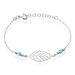 Bracelet Grethel Argent Blanc Turquoise - Bracelets Femme | Histoire d’Or