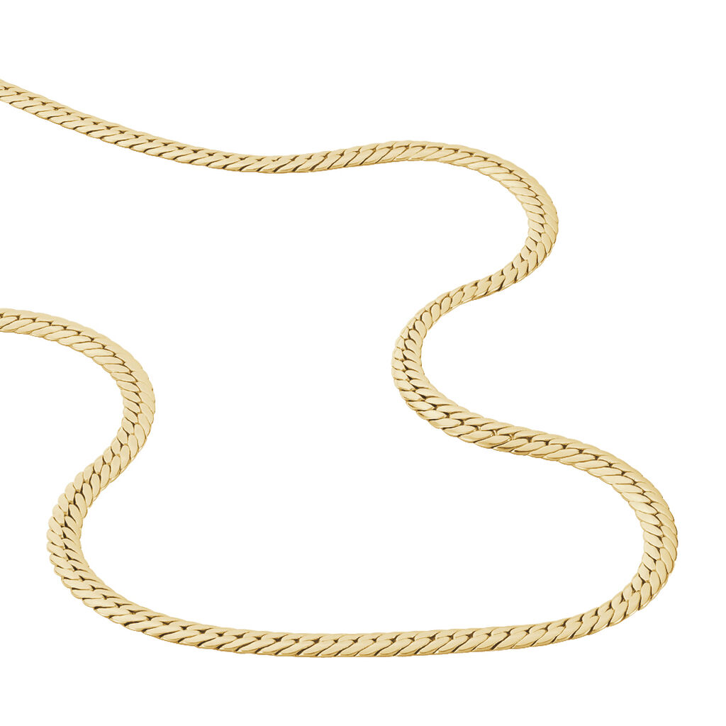 Collier Messaline Plaqu&eacute; Or Jaune - Chaines Femme | Histoire d&rsquo;Or