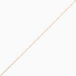 Cha&icirc;ne Igoa Maille For&ccedil;at Diamantee Or Rose - Chaines Femme | Histoire d&rsquo;Or