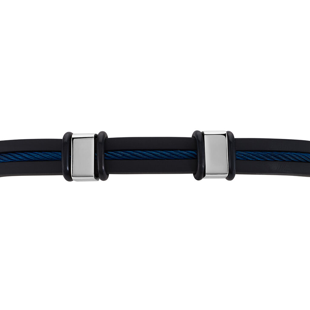 Bracelet Jourdan Caoutchouc Noir - Bracelets Homme | Histoire d’Or
