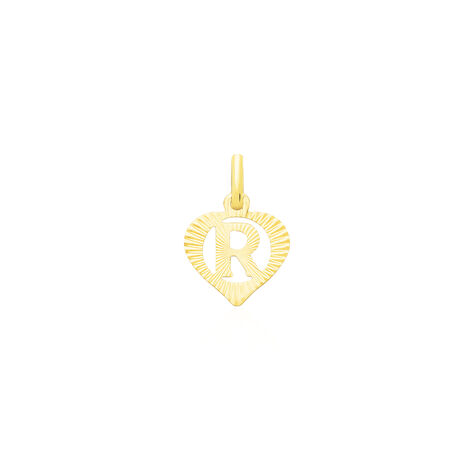 Pendentif Eudocie Coeur Lettre Or Jaune - Pendentifs Famille | Histoire d’Or
